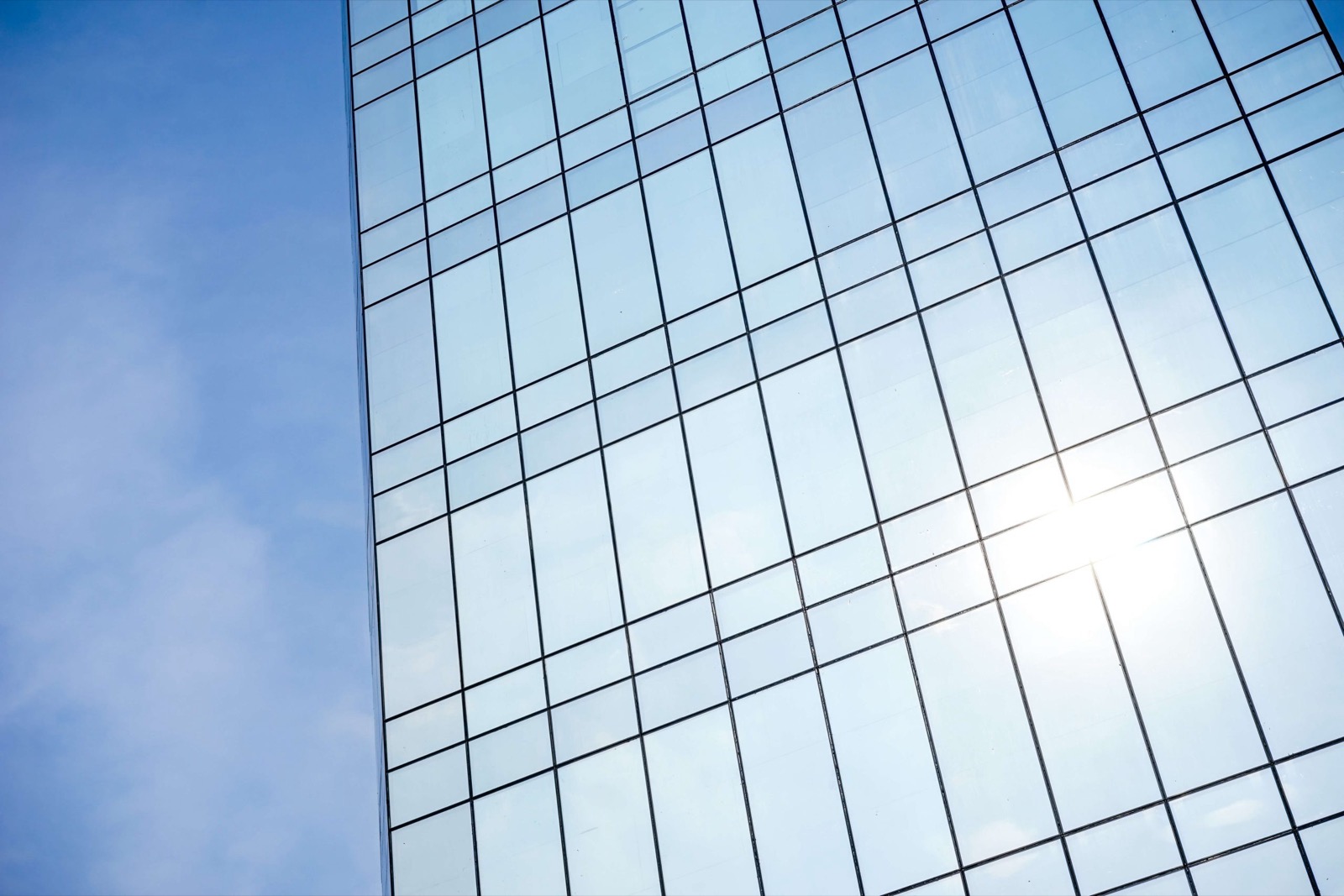 Commercial curtain-wall glazing with thermal window film