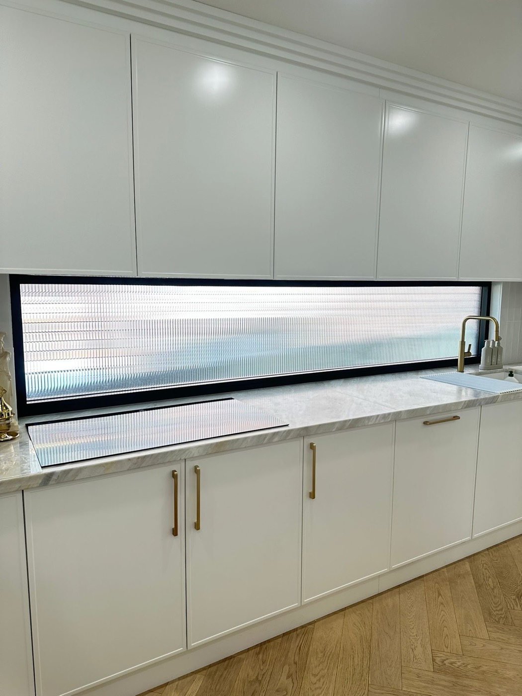 Decorative window film installation by TintCo