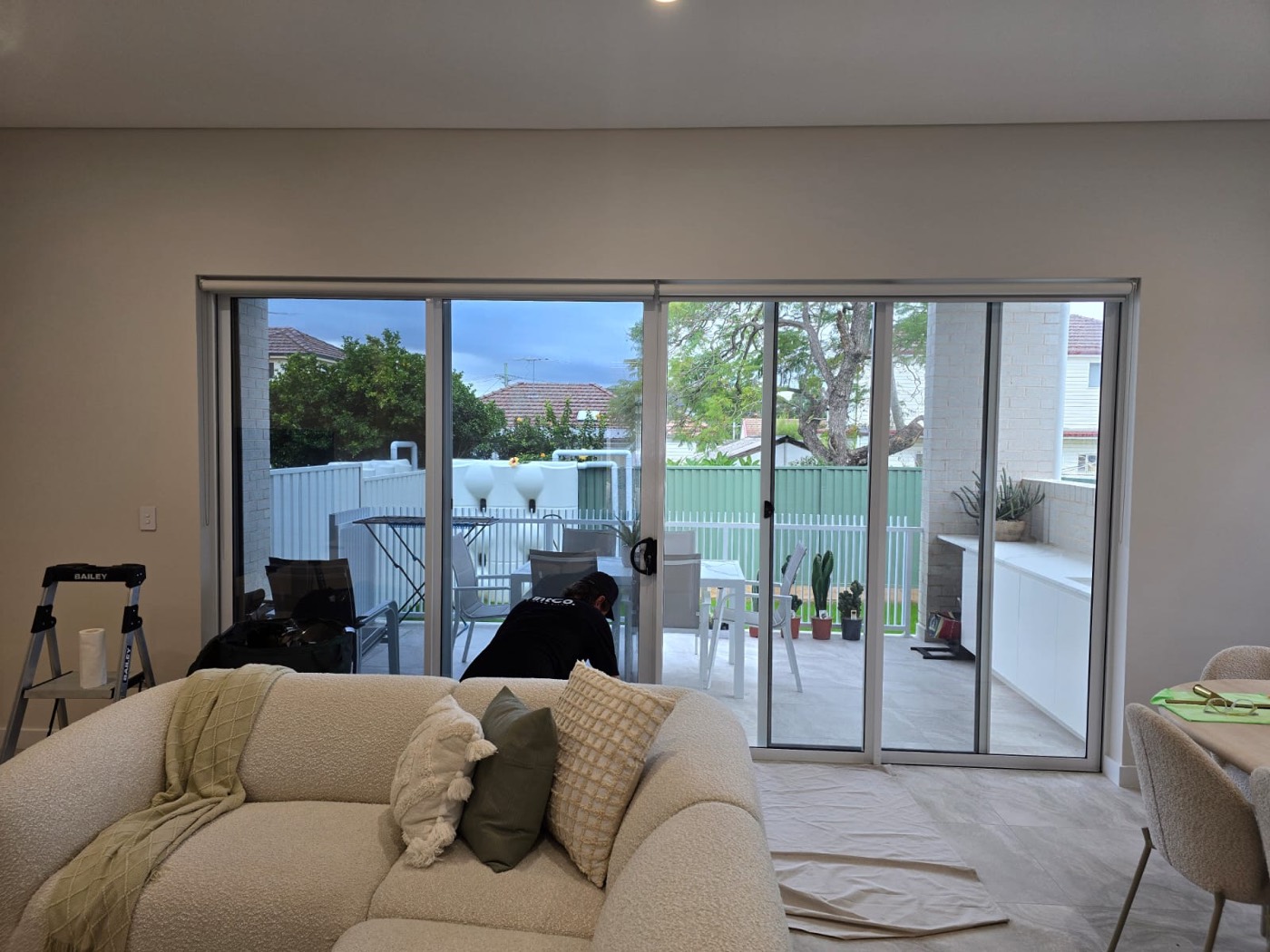 TintCo privacy film installation