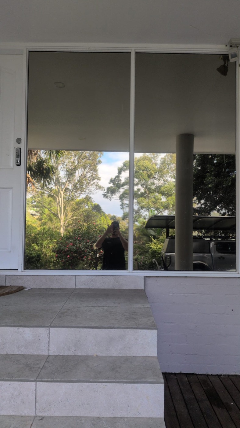 Privacy window film installation by TintCo