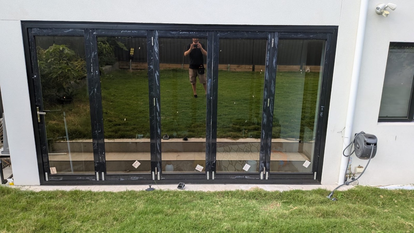 TintCo privacy film installation